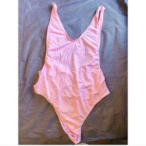Light pink whole swim suit